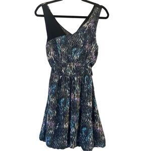 NWT Sugarlips Chiffon Bubble Hem Dress size S Whimsygoth fairy artsy water color